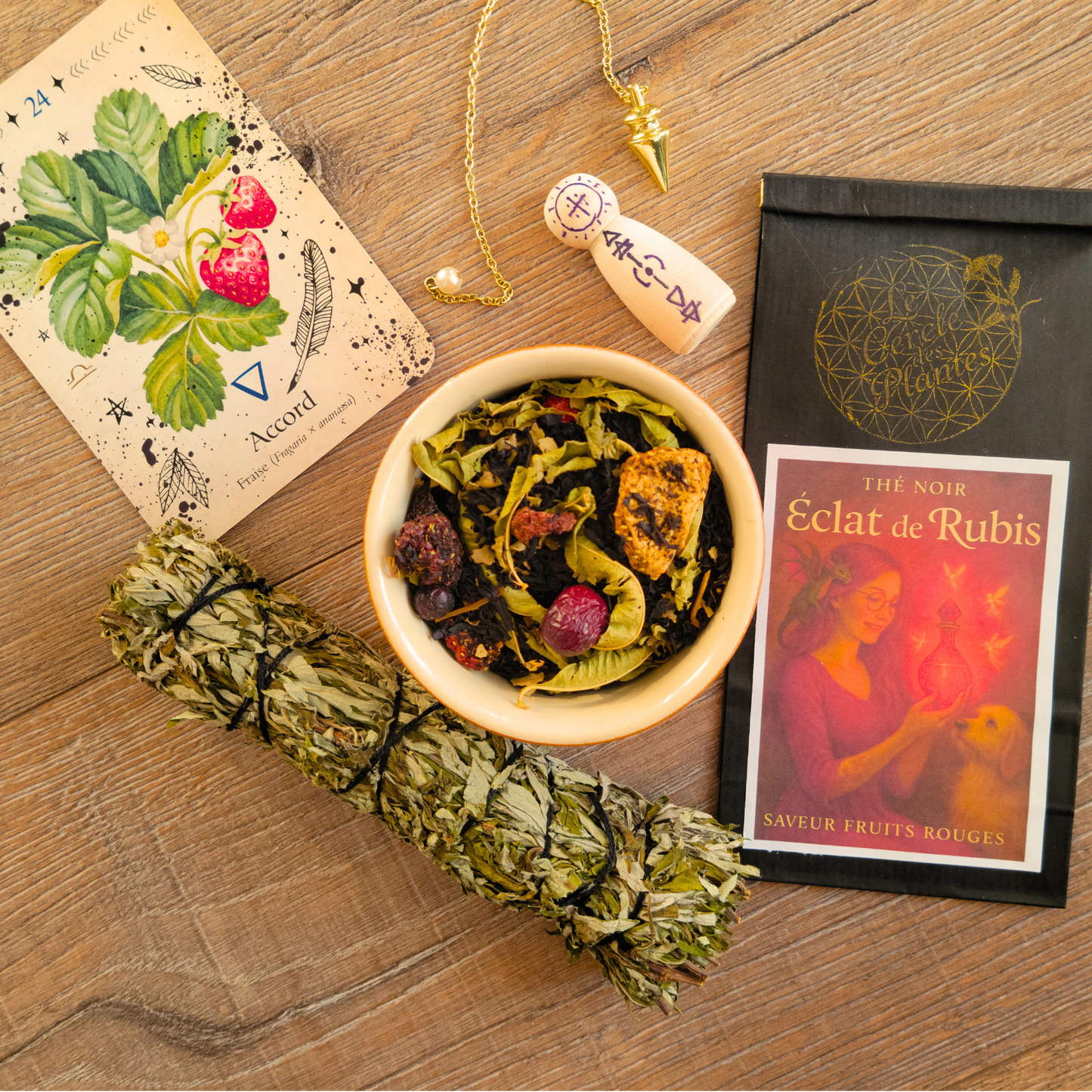 Éclat de Rubis – Thé noir aromatisé aux fruits rouges – Fruité & lumineux