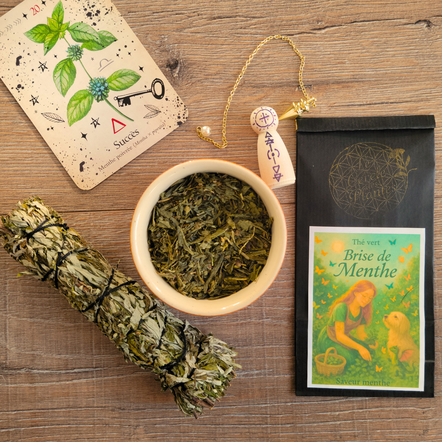 Brise de Menthe – Thé vert à la menthe – Frais & vivifiant