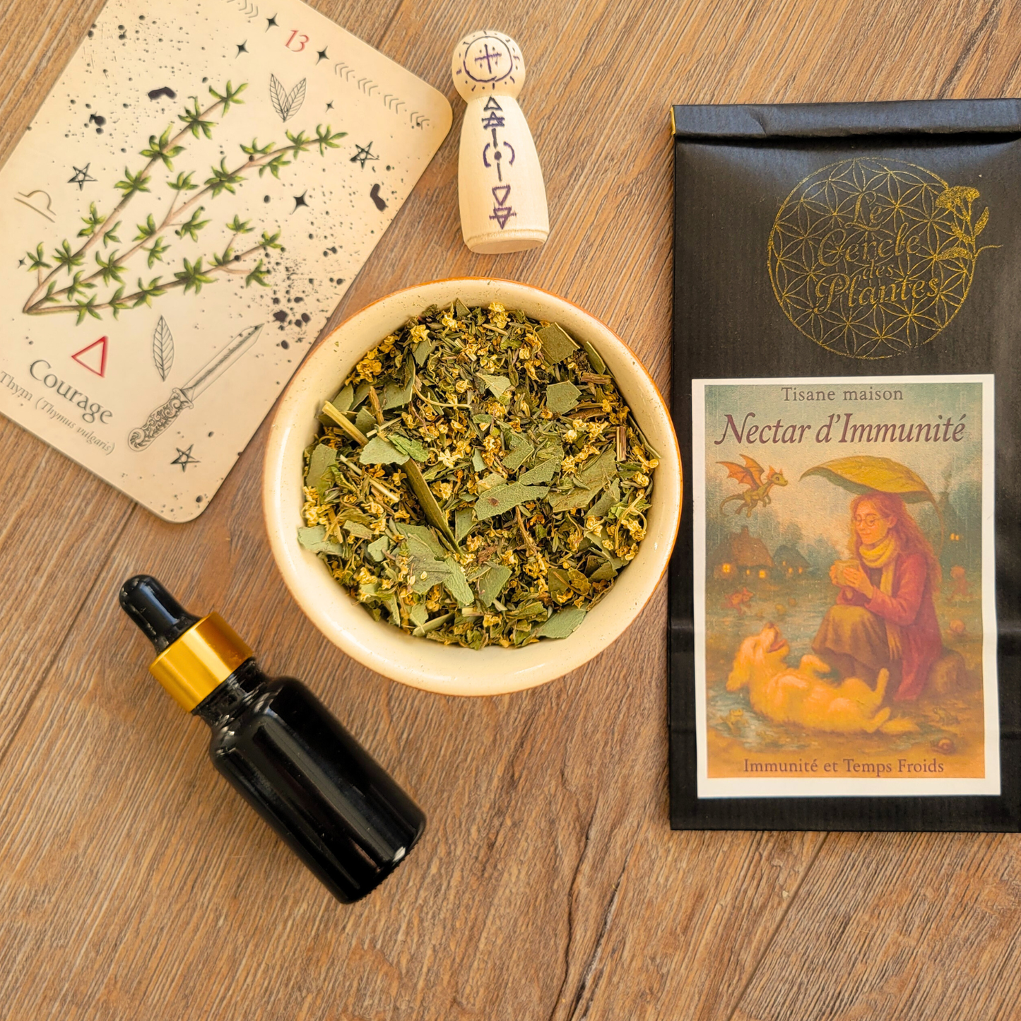 Nectar d'Immunité : Tisane bien-être maison pour les défenses naturelles – Tonique & protectrice