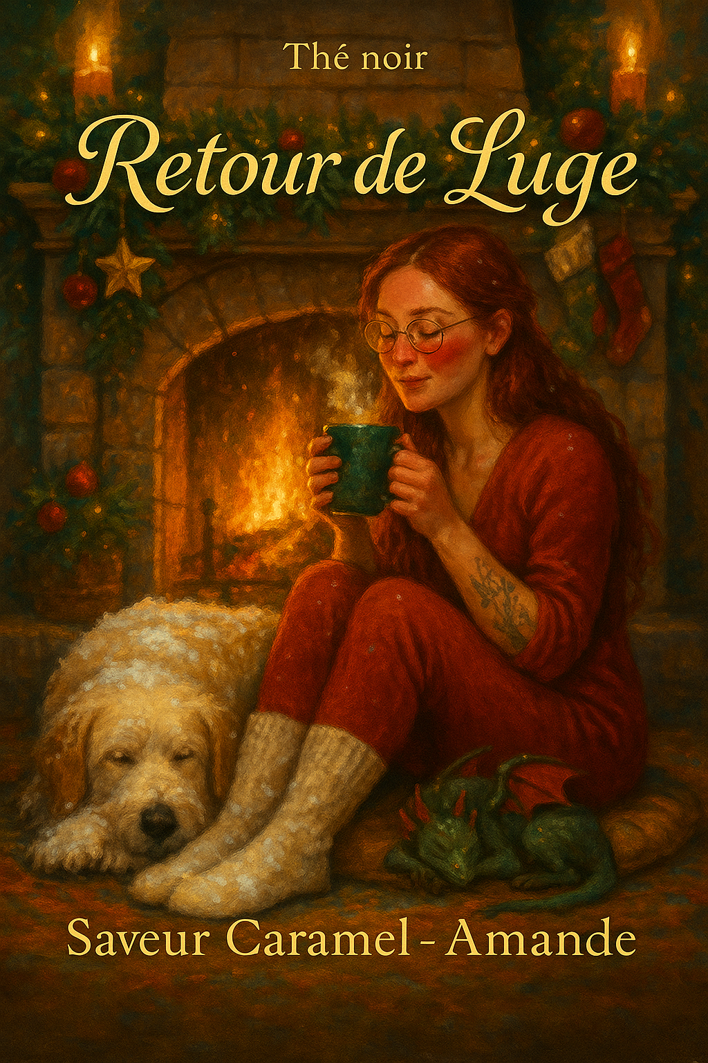 Retour de Luge – Thé noir au caramel et à l’amande – gourmand et réconfortant