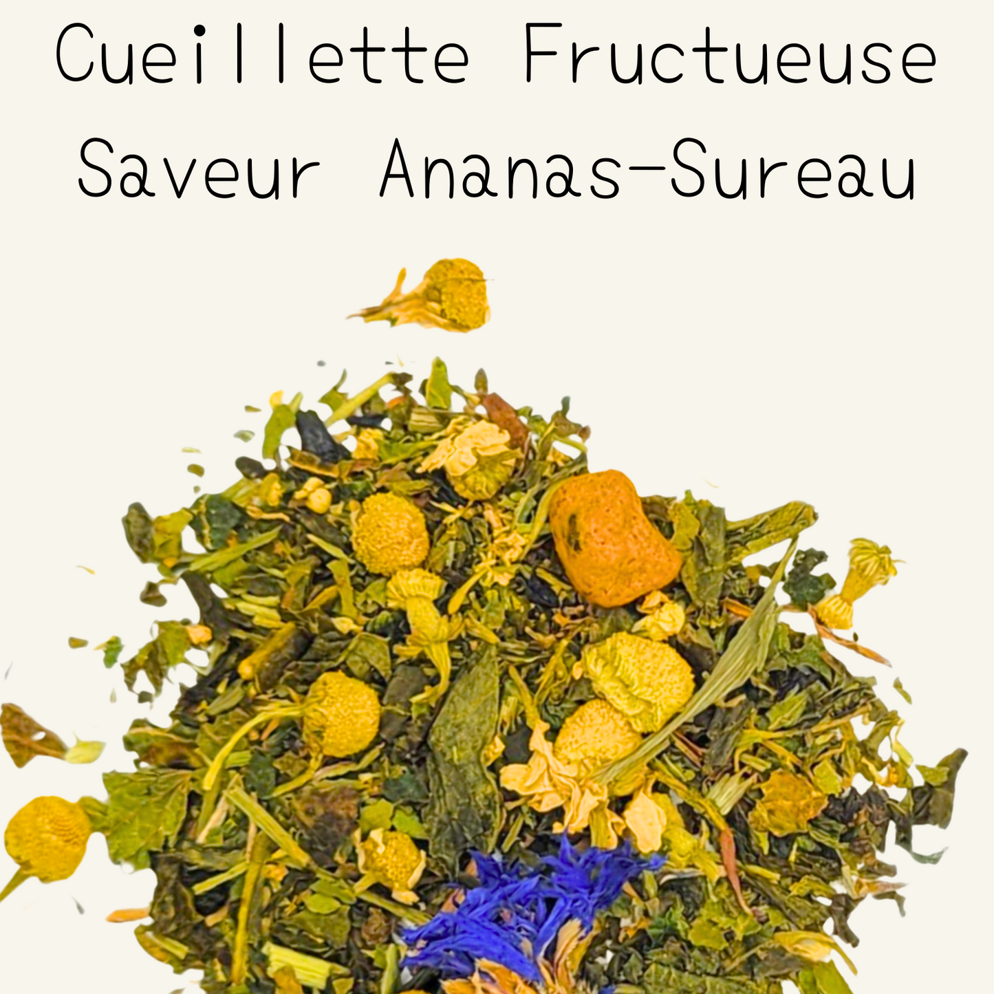 Cueillette Fructueuse - Thé vert léger Saveur Ananas Sureau