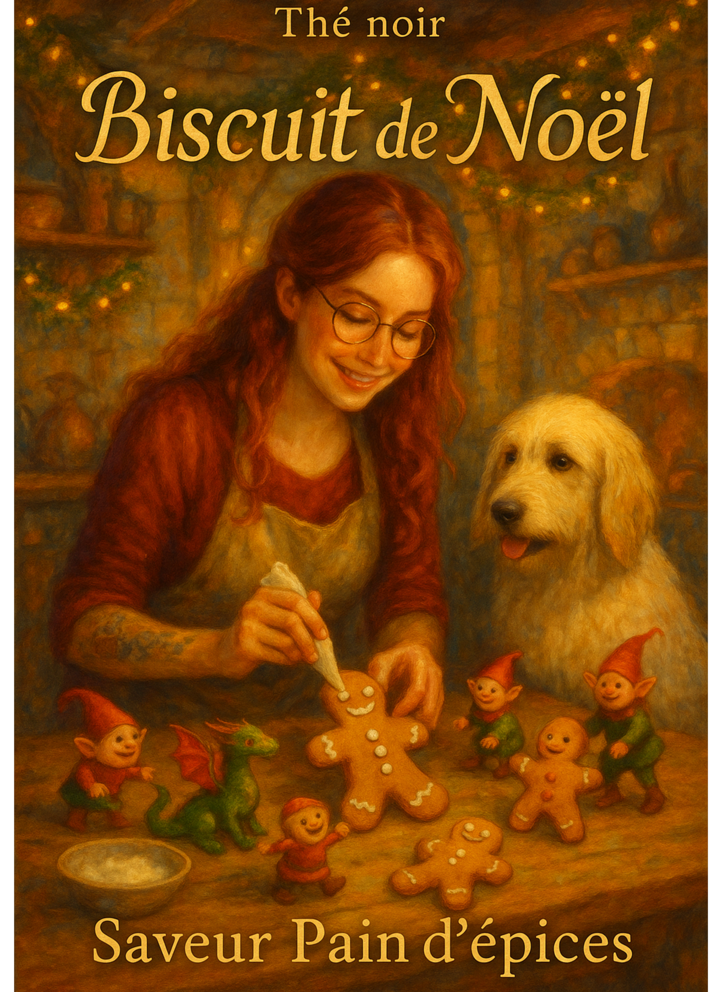 Biscuits de Noël – Thé noir au pain d’épice, à l’orange et à la vanille – gourmand et épicé